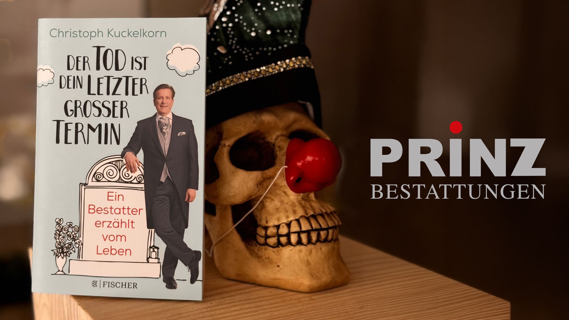 Lesung mit Chris Kuckelkorn im Bestattungshaus Prinz